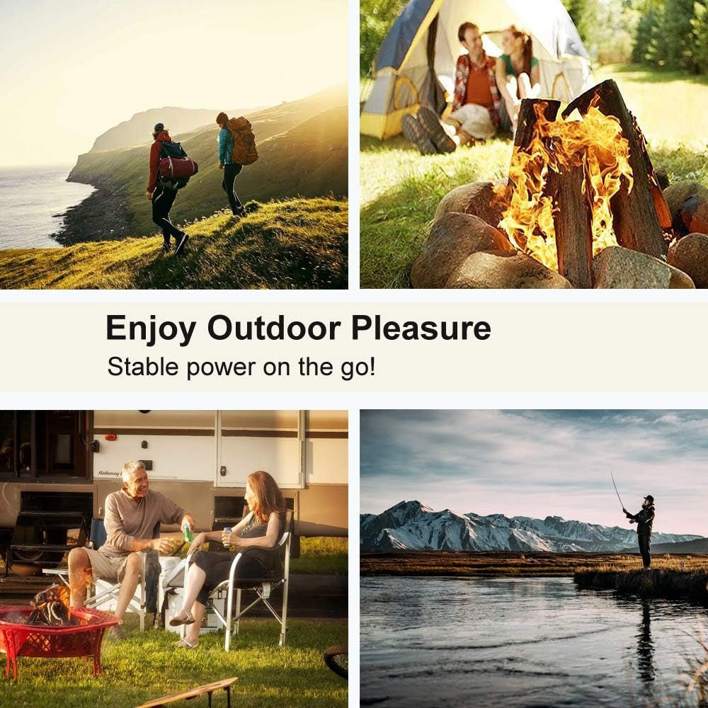 1000W Pure Sine Wave Solar Power Inverter 24V 120V 60Hz Power Converter LED Display DC to AC Power Generator with Wireless 100Ft Remote Controller - TechNova