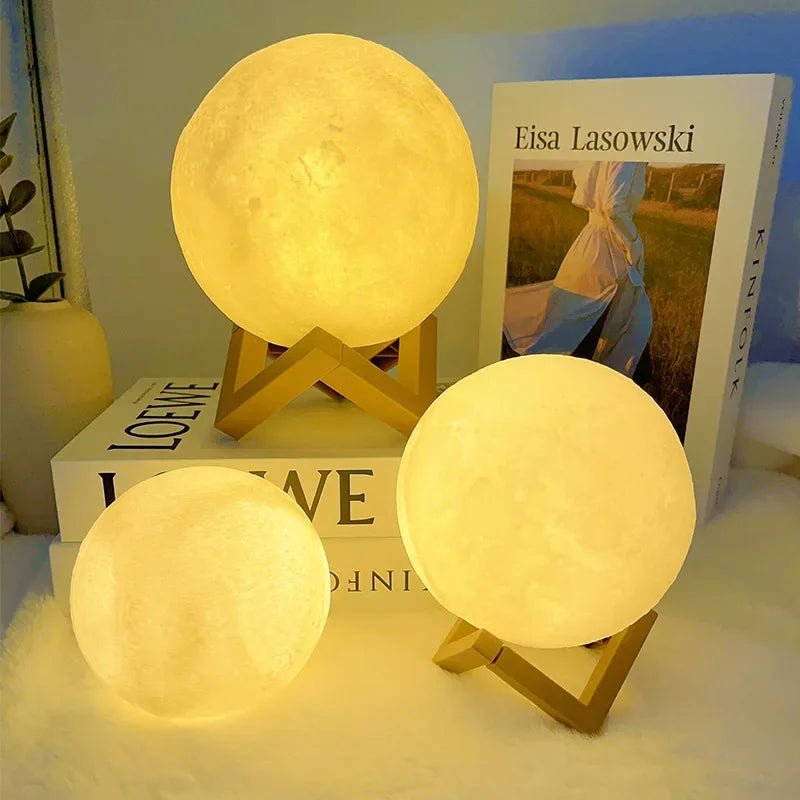 LED Moon Galaxy Light DIY Kit - Perfect Birthday Gift, Bedroom Decoration (Warm Light) - TechNova