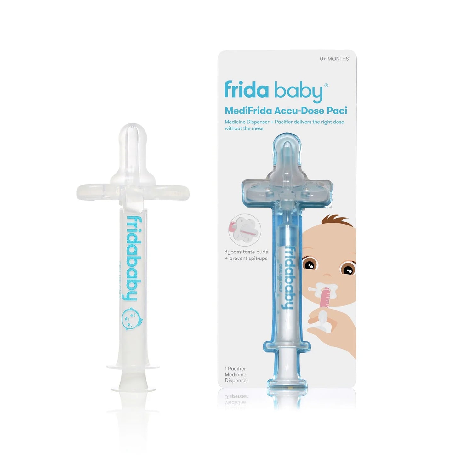 Medifrida Accu - Dose Baby Medicine Syringe with Pacifier Tip - TechNova