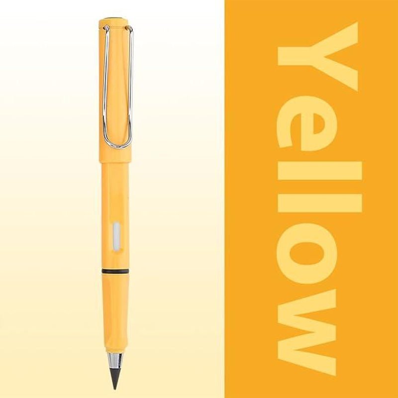 6 Pcs Everlasting Pencil, Infinity Magic Forever Pencils with Eraser, Reusable Cute Inkless Eternal Pencil for Kids Writing, Sketching, Drawing - TechNova