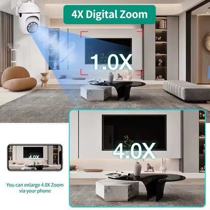 3MP IP Wifi Camera Baby Monitor Indoor Security Camera with Phone App 2 - Way Audio, Infrared Night Vision 2.4 Ghz - TechNova