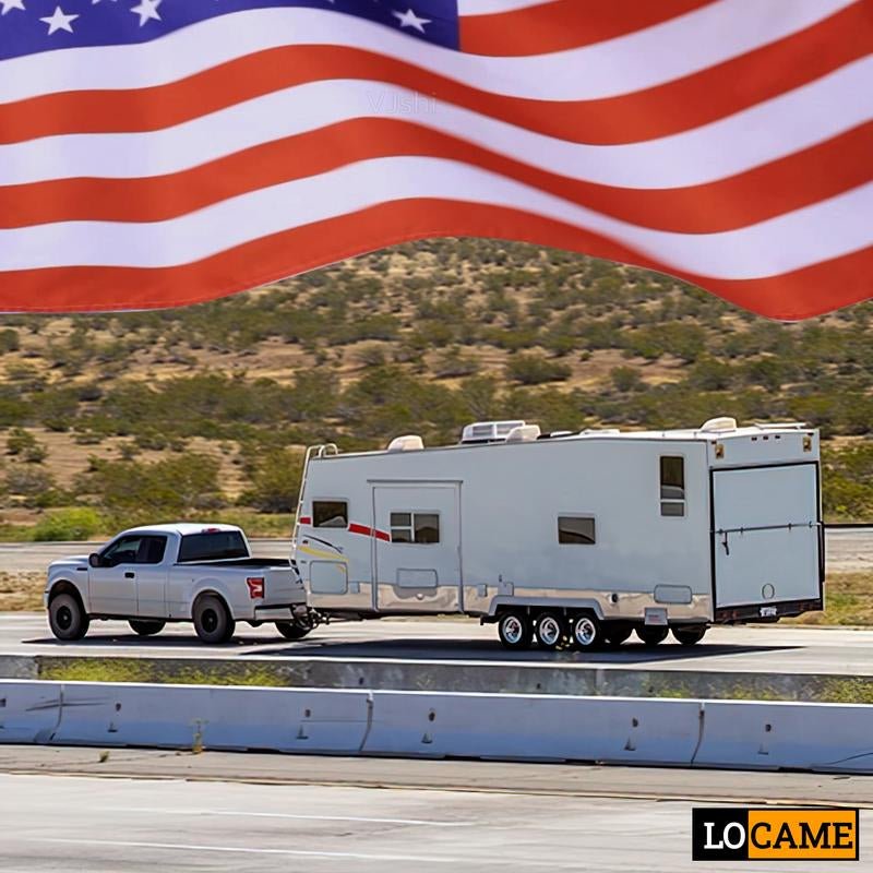 LOCAME Adjustable Trailer Hitch, Fits 2.5 - Inch Receiver Only, 10 - Inch Drop/Rise Aluminum Drop Hitch,18,500 LBS Gtw - Tow Hitch for Heavy Duty Truck with Double Stainless Steel Locks, Silver, LC0009 - TechNova