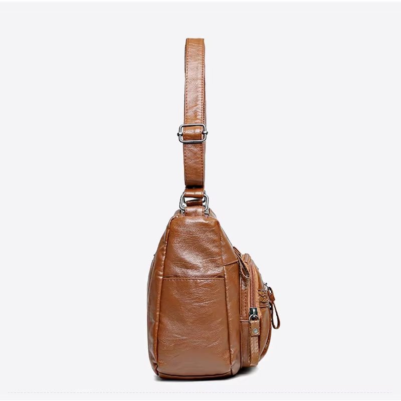 Stylish Crossbody Bag with Adjustable Straps & Woven Design - Women's Commuter Purse - TechNova