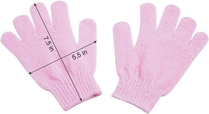 10 Pairs Exfoliating Gloves,Made of 100% Nylon,10 Colors Double Sided Exfoliating Gloves for Beauty Spa Massage Skin Shower Body Scrubber Bathing Accessories. - TechNova