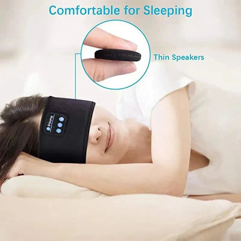 Bluetooth Sleep Headband – Wireless Headphones, Built - In Speakers, Comfortable Fabric, 10 - Hour Battery Life - TechNova