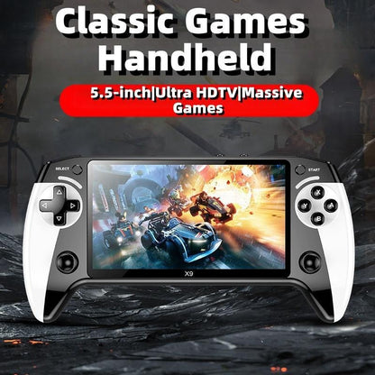 X9 Handheld Retro Games Console - Ultimate Home Entertainment with Emulators & HD Display! - TechNova