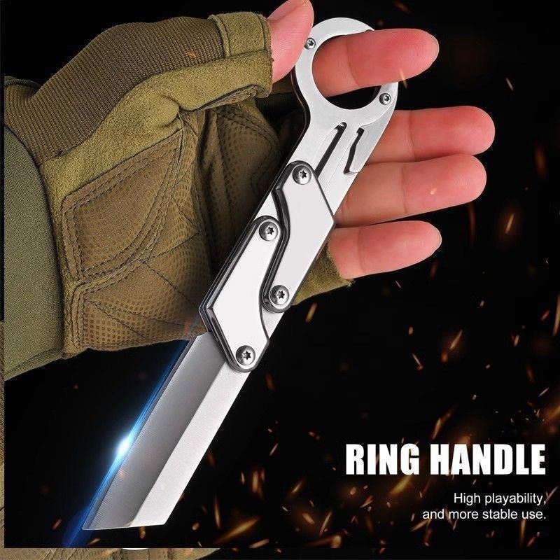 Outdoor Multi - Function EDC Mini Sharp Folding Knife, Mechanical Claw Knife, Fruit Knife - TechNova
