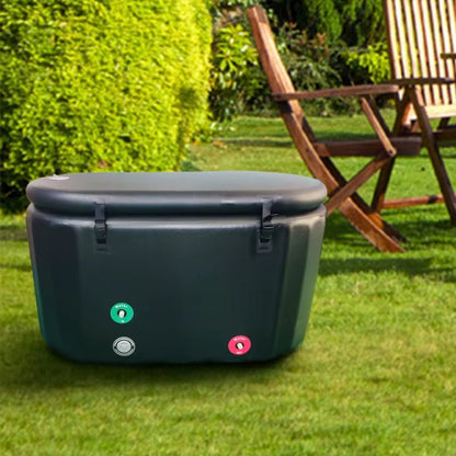 Ice Bath Tub Insulated Ice Cold Plunge Tub Outdoor Portable Ice Bath Pod for Athletes Cold Water Therapy Outdoor Cold Plunge Tub - TechNova