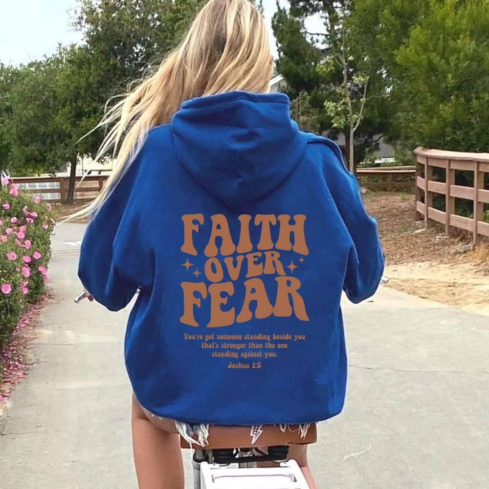 Christian Faith Sweatshirt - Trendy Religious Hoodie for Women - TechNova