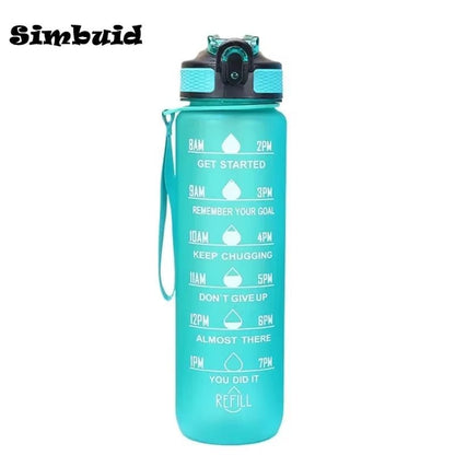 Pretty Portable 1L Leakproof Gym Water Bottle for Travel & Fitness - TechNova