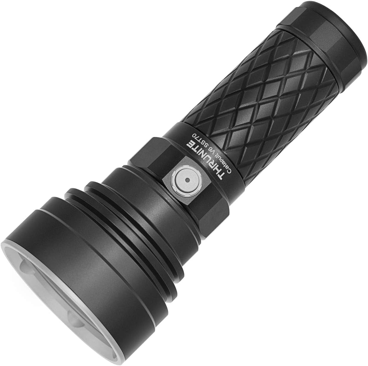 Catapult V6 SST70 USB - C Rechargeable Flashlight, 2836 Lumens, 692M Long Beam Distance, High - Performance LED Searchlight for Tactical, Camping, and Hiking, Black, Cool White - CW - TechNova