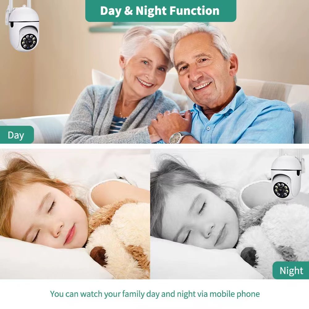 3MP IP Wifi Camera Baby Monitor Indoor Security Camera with Phone App 2 - Way Audio, Infrared Night Vision 2.4 Ghz - TechNova