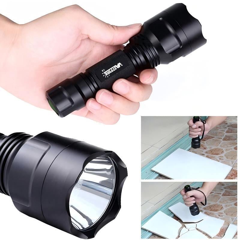 VASTFIRE C8 Series LED Flashlight Gift Set, Available with Pressure Switch for Emergency Lighting, Camping, Long Distance Night Observation Gift for Husband and Father. - TechNova