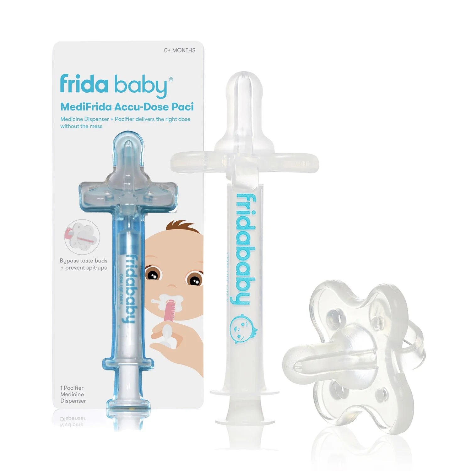 Medifrida Accu - Dose Baby Medicine Syringe with Pacifier Tip - TechNova