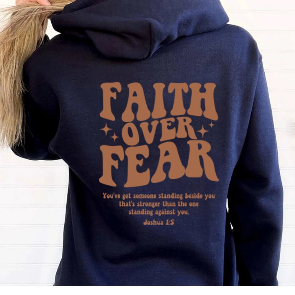 Christian Faith Sweatshirt - Trendy Religious Hoodie for Women - TechNova
