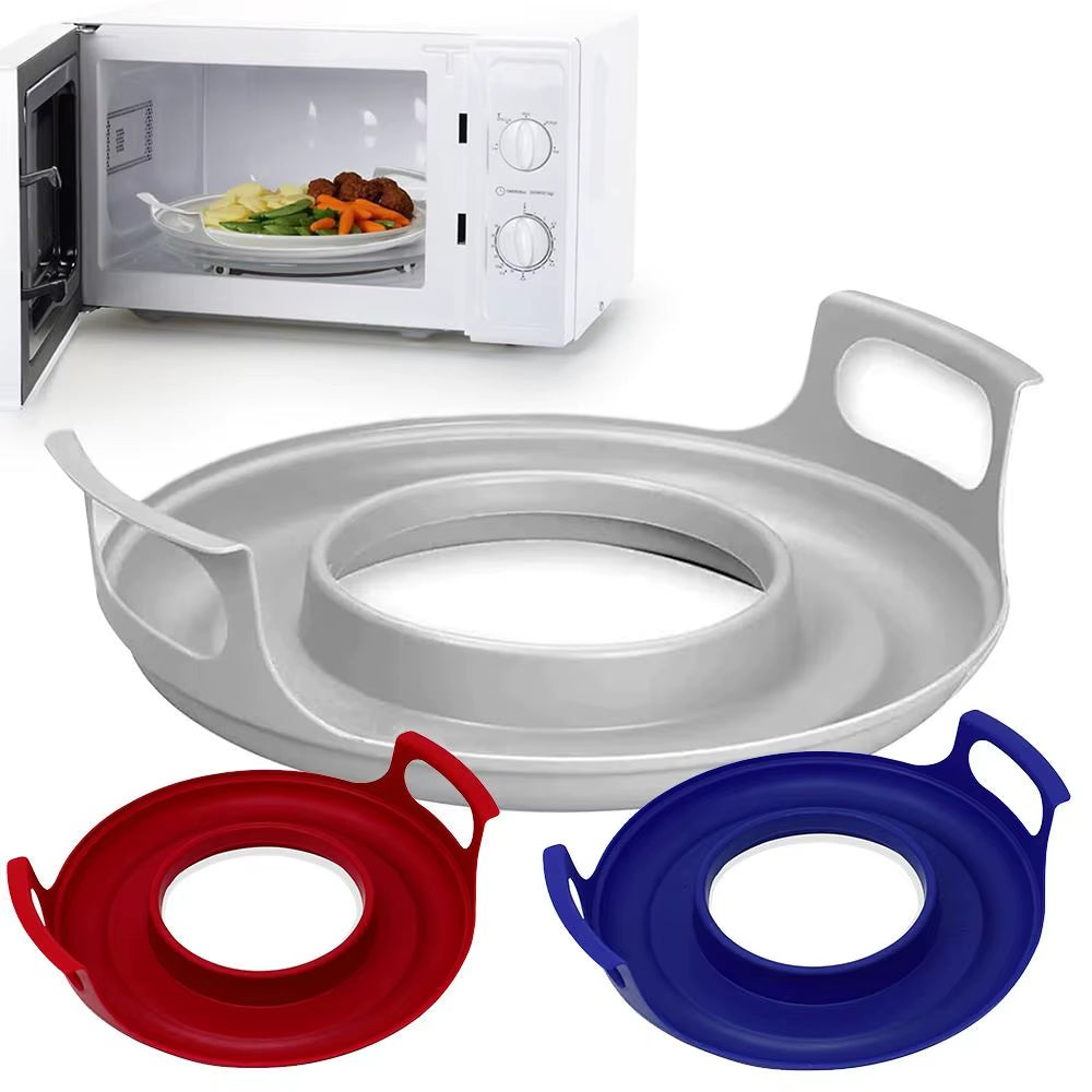Microwave Plates Holder Heat Resistant Microwave Bowl Holder for Carrying Hot Food Home Cooking Supplies