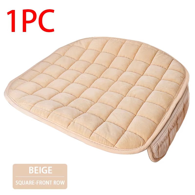 Winter Plush Car Seat Cover Warm Soft Auto Seat Cushion anti Slip Chair Protector Pad Universal for Most Car Models - TechNova