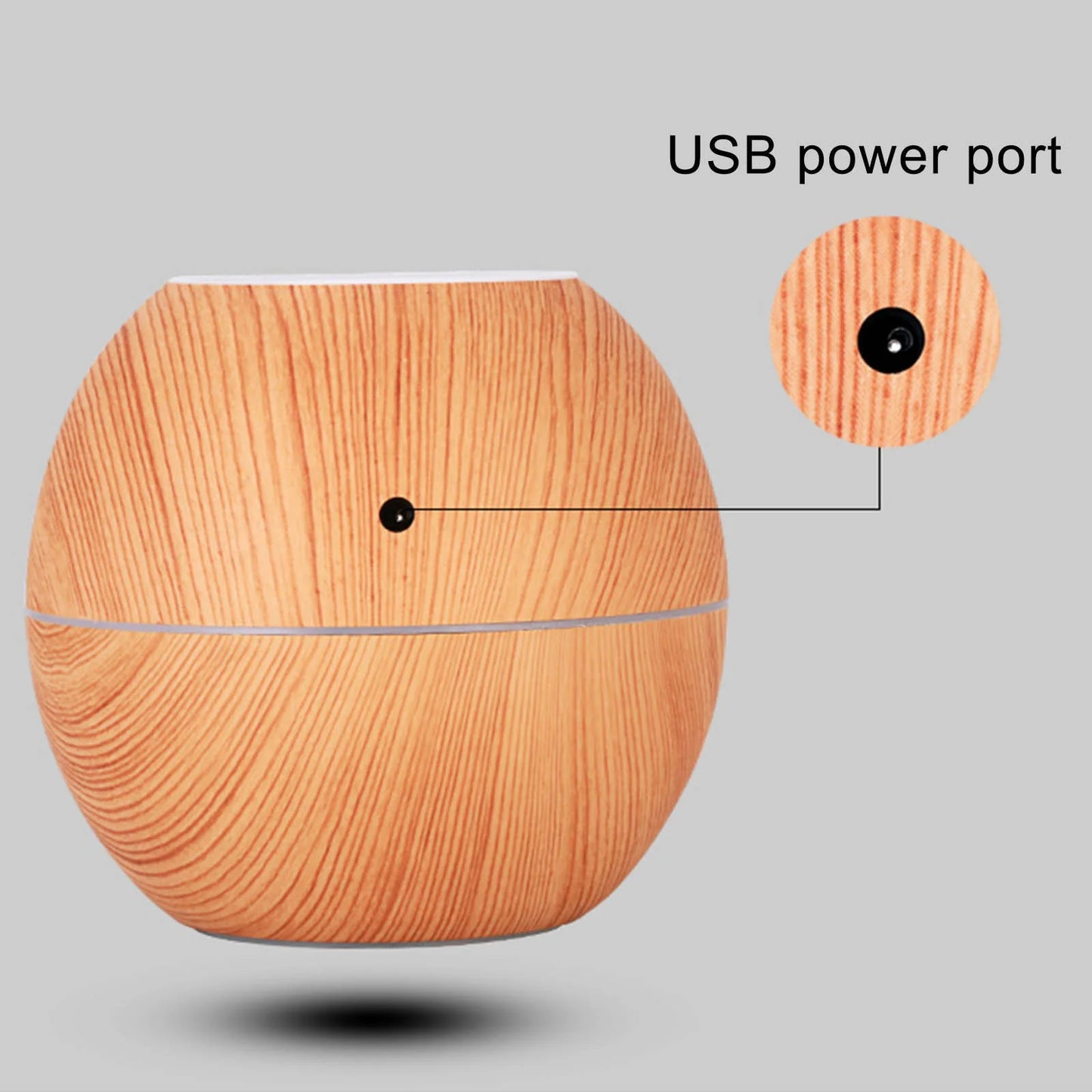 Ultrasonic Essential Oil Diffuser & Humidifier with Color-Changing LED - Large Room Vaporizer - TechNova