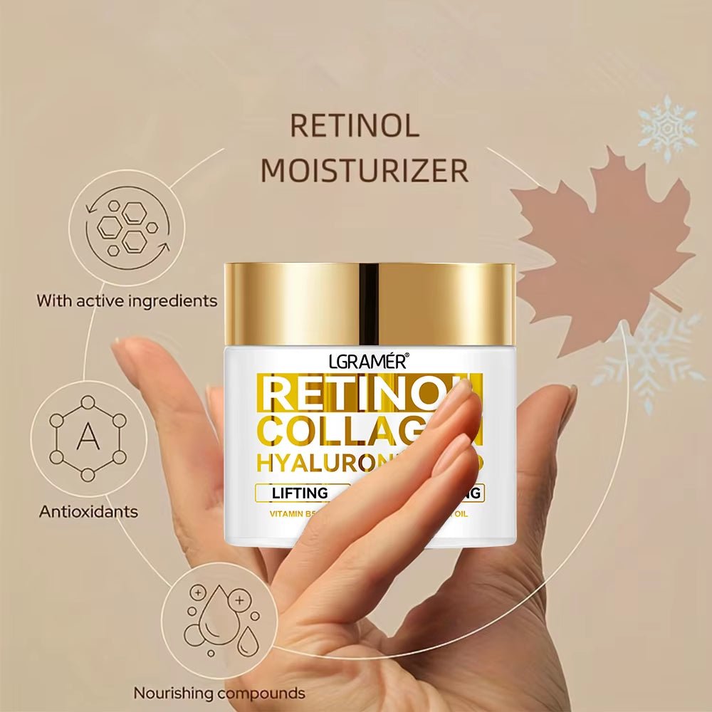 Retinol Face Cream - Anti Aging Moisturizer & Wrinkle Remover - 30&60ML - TechNova