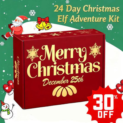 2025 Magical Christmas Elf Kit: Countdown to Christmas with 24 Days of Enchanting Elf Adventures & Decorations - TechNova