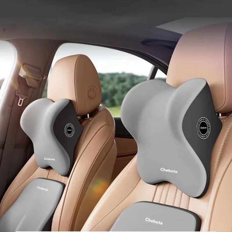 High Quality Memory Cotton Car Neck Pillow Waist Support Pad Headrest Waist Pillow Car - TechNova