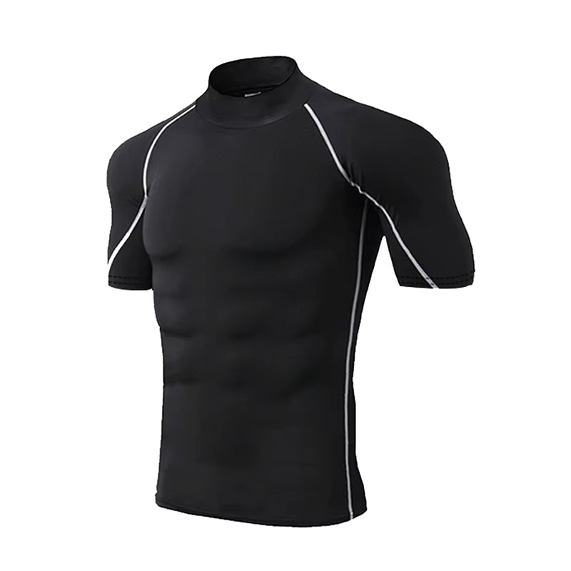 Men's Compression Sportswear Tee - Quick Dry Bodybuilding Workout Shirt - TechNova