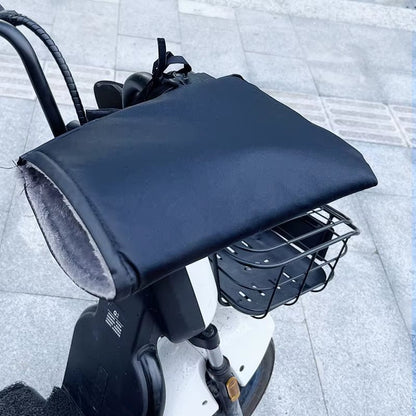 Waterproof Motorcycle Handlebar Muffs Winter Mitts Warm Gloves - Keep Hands Dry & Toasty! - TechNova