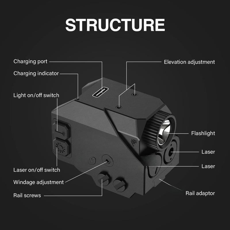 With Purple/Ir/Green/Blue Beams - Light Handheld Flash Adjustable Tactical High Lumen Double Hammock Set Steel Stand Bright Yellow Inflatable Lemon Edc Flashlight - TechNova