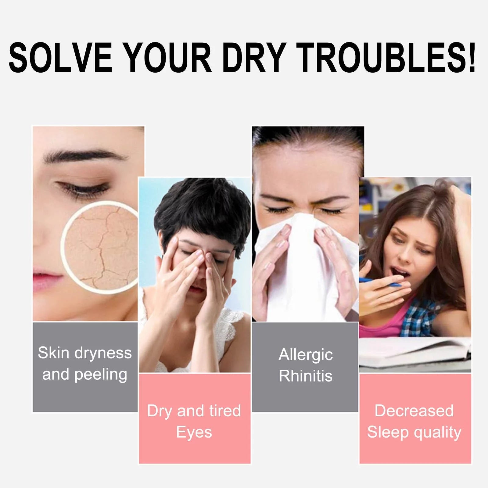 Ultrasonic Essential Oil Diffuser & Humidifier with Color-Changing LED - Large Room Vaporizer - TechNova