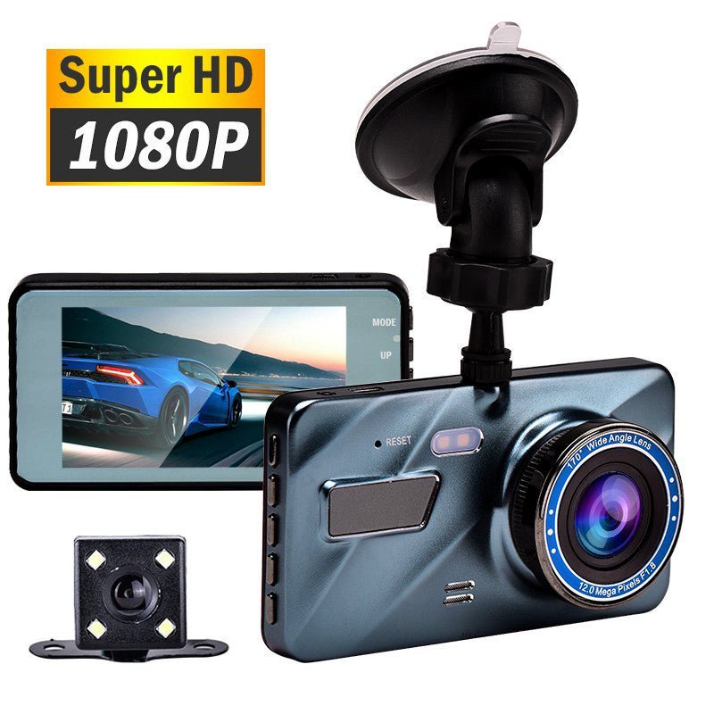 3 in 1 Rear View Dual Camera Full HD Night Vision Car Dash Camera - TechNova