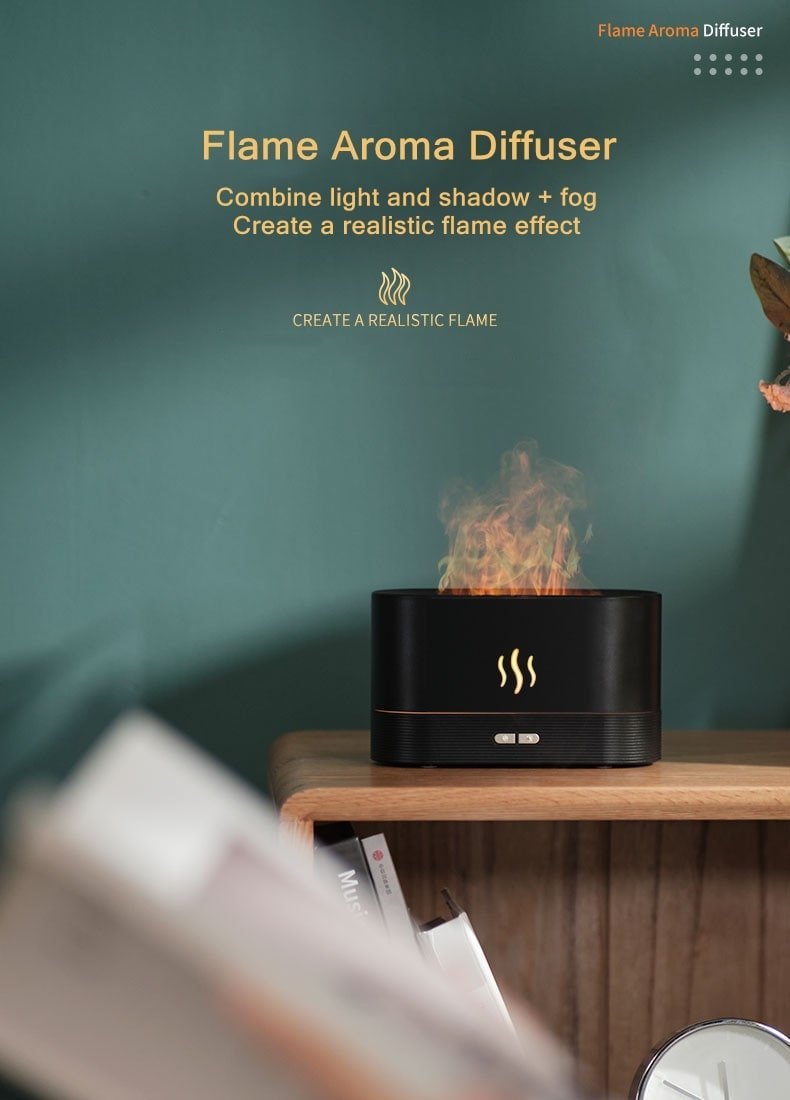 Ultrasonic Usb Fire Essential Oil Aroma Diffuser - TechNova